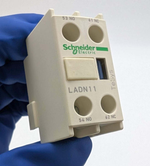 Schneider LADN11 Contact Block 10A 690VAC 1 for LC1D09 to LC1D150 Contactors 1