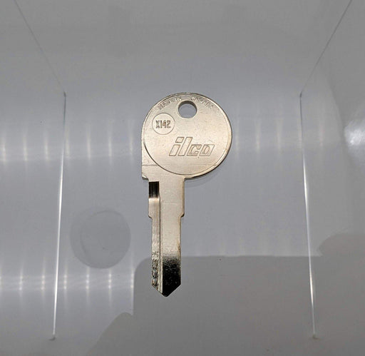 2x Ilco X142 Key Blanks Fits Some Harley Davidson Motorcycles Nickel Plated 1