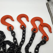 Lift-All 932QOSW10X8 4 Chain Sling 8ft Long 9/32" Grade 100 Links 11,200lb 2