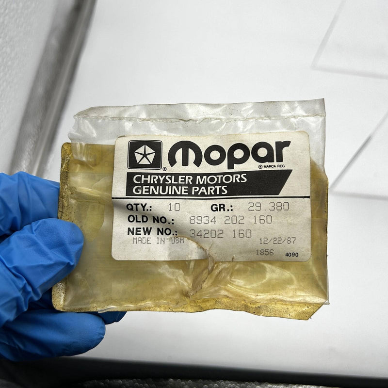 Mopar 34202160 Plug Button P.A.R. for Panels Interior Trim OEM NOS Loose No Pkg