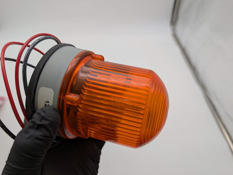 Edwards Signaling 125HALFA24D Halogen Flashing Beacon Amber NEMA 4X Enclosure