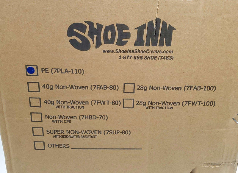 Automatic Shoe Covers Up to Size 15 M Shoe Inn 7PLA-110HC Box of 1650 Pairs 4
