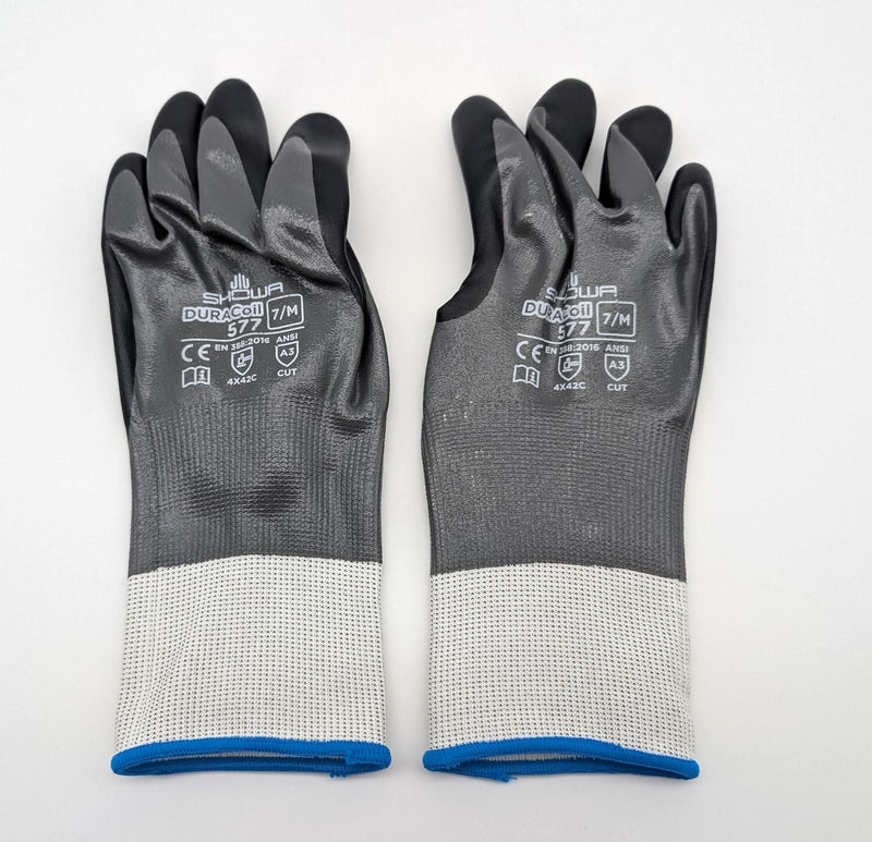 Showa Cut & Puncture Resistant Work Gloves Medium Nitrile Palm Coated 1 Pair 1