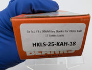 5x Ilco Y8 / 996M Key Blanks for Older Yale 17 Series Locks 4