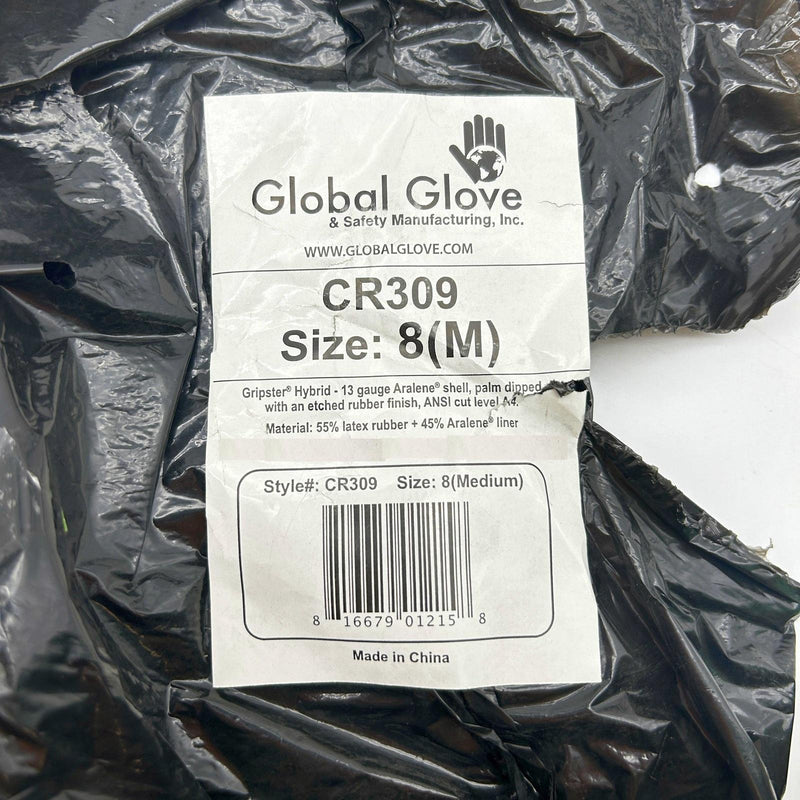 Global Glove CR309 Cut Resistant Glove Sz 8 Medium Gripster Hybrid 10 Pairs 4