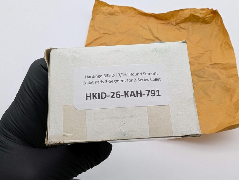Hardinge B35 2-13/16" Round Smooth Collet Pads 3-Segment for B-Series Collet 5
