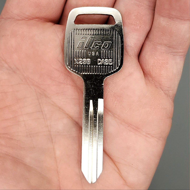 10x Ilco X238 / DA35 Key Blanks 1996 Nissan Pathfinder Valet Key Nickel Plated 1