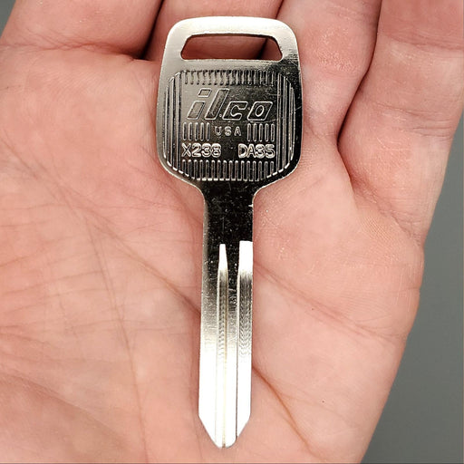 10x Ilco X238 / DA35 Key Blanks 1996 Nissan Pathfinder Valet Key Nickel Plated 1
