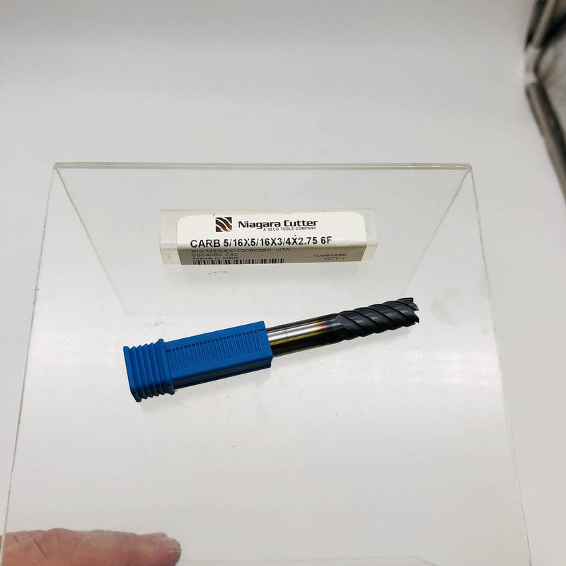 Seco Tools RM-MZXXX-10090280 Milling Cutter Carb 5/16x5/16x3/4x2.75 6FL HTA 10