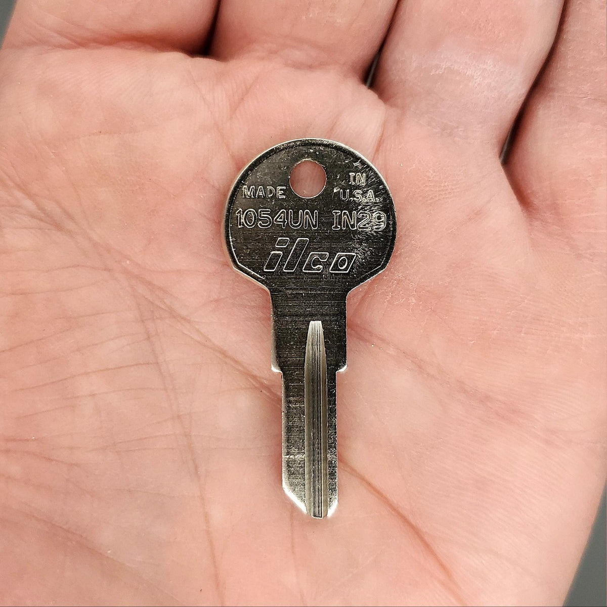 10x Ilco 1054UN Key Blanks Big Sky Racks, Detex, IBM, Simplex Nickel P ...