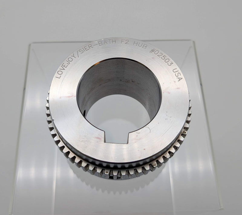 Lovejoy Sier-Bath F 2 Gear Hub 2-3/8" Bore 5/8" x 5/16" Keyway w/ Set Screws 1