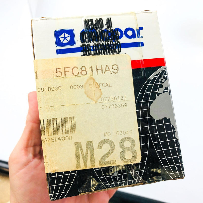 Mopar 5FC81HA9 Decal Sport Bodyside Letters RT/LT OEM NOS Jeep Wrangler 4