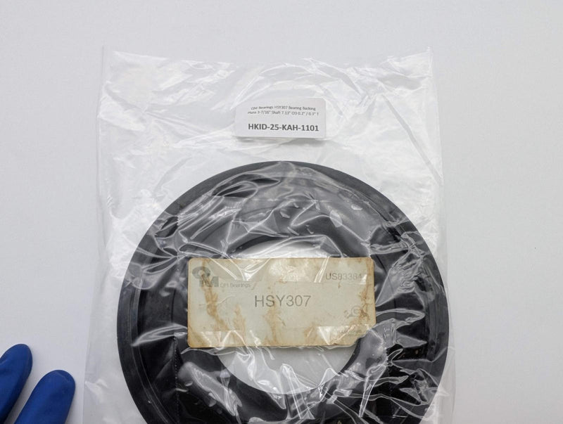 QM Bearings HSY307 Bearing Backing Plate 3-7/16" Shaft 7.13" OD 0.2" / 0.3" T 4