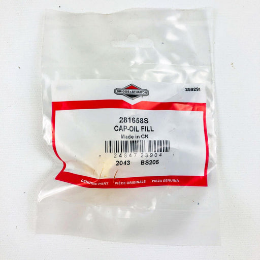 Briggs and Stratton 281658S Oil Fill Cap OEM New Old Stock NOS Sealed 1