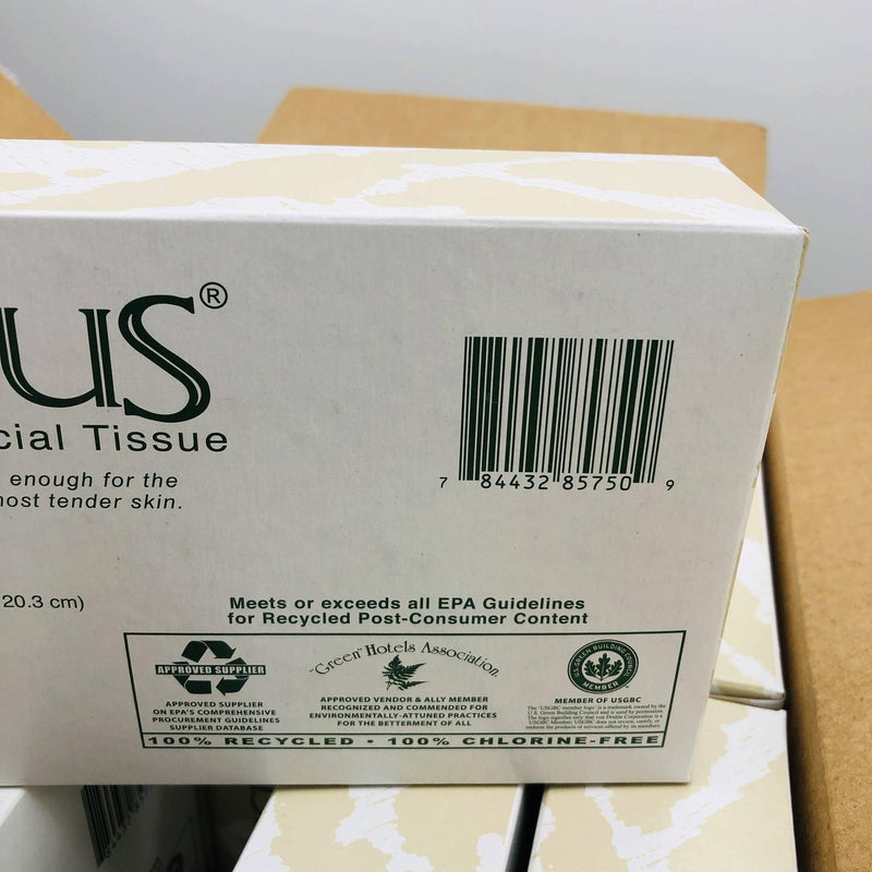 Von Drehle Precious FT8575 Facial Tissue 8.0" x 8.0" 2-Ply Bulk 30 Boxes/Case 6