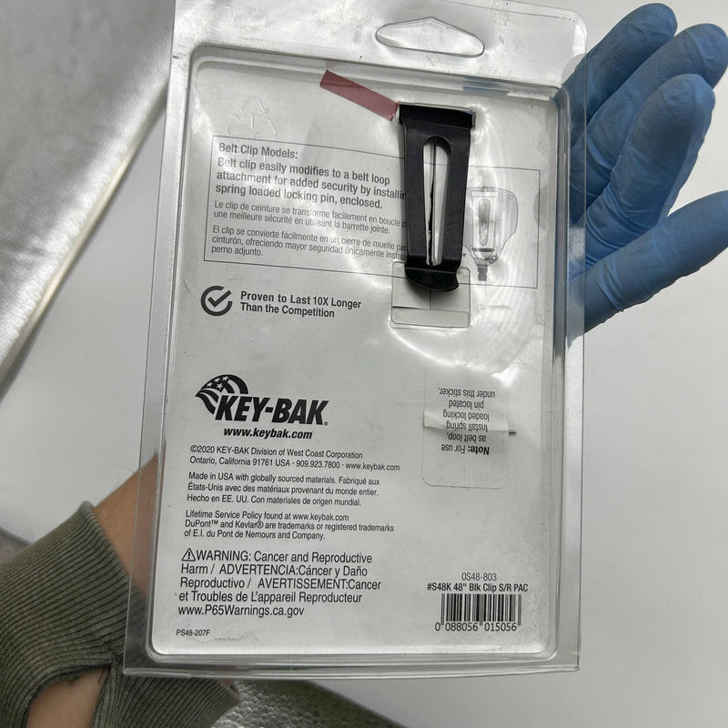 Key-Bak 0S48-803 Retractable Keychain Super48 Heavy Duty 48" Cord 15 Keys 2pk 6