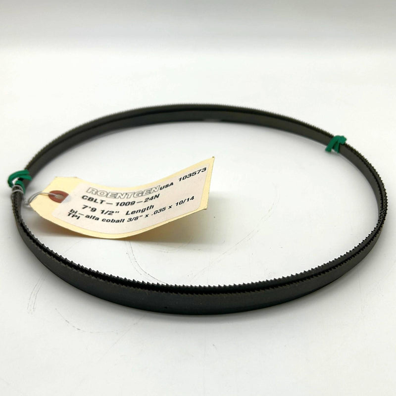 Roentgen 103573 Band Saw Blade 7ft 9-1/2in Alfa Cobalt 3/8" x .035 x 10/14 TPI 1
