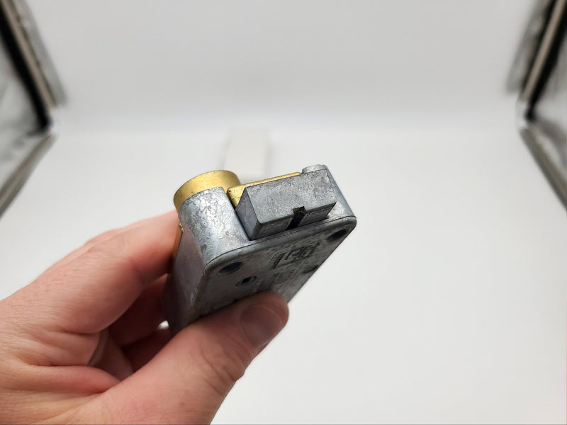 Ilco Safe Deposit Box Lock A402 LH Left Hand Satin Brass 3 Keys A402100-04-41LH