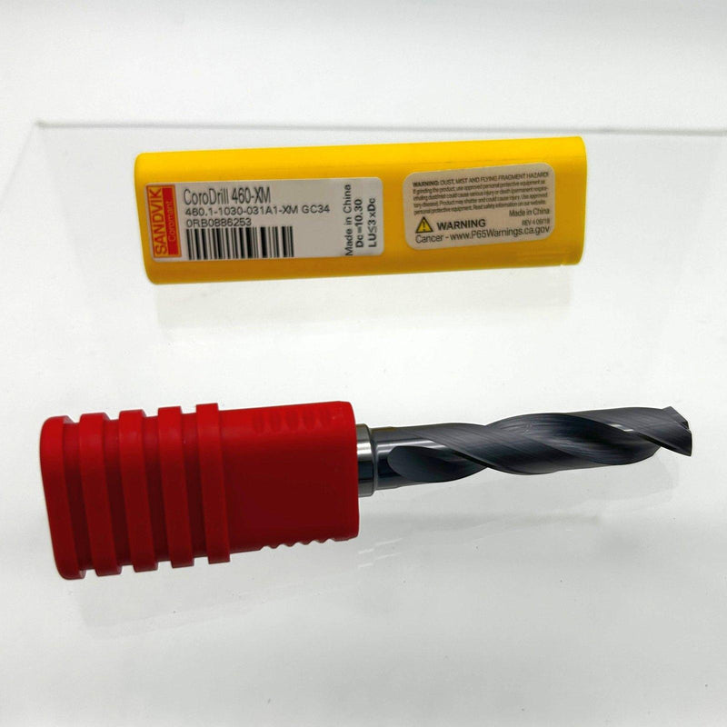Sandvik 460.1-1030-031A1-XM GC34 Solid Carbide Drill CoroDrill 460-XM 6241297 1