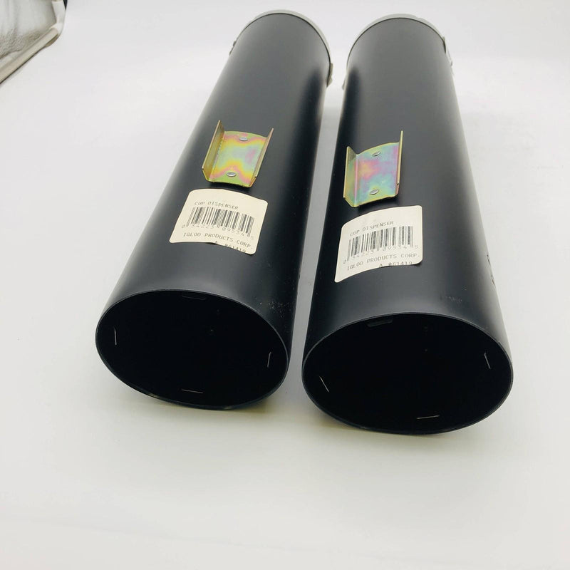 2x Igloo 9534 Cup Dispenser 7 to 8oz Black Plastic Fits 3-10 Gal Wtr Colrs 9