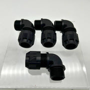 Thomas & Betts 4970NM Strain Relief Cord Connector 3/4" 90 Degree Non Metal 4pk 5