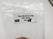 10x Abus 85/20-25 KBR Key Blanks Nickel Plated 3 Pin fits 85/20 & 85/25 Padlocks 3