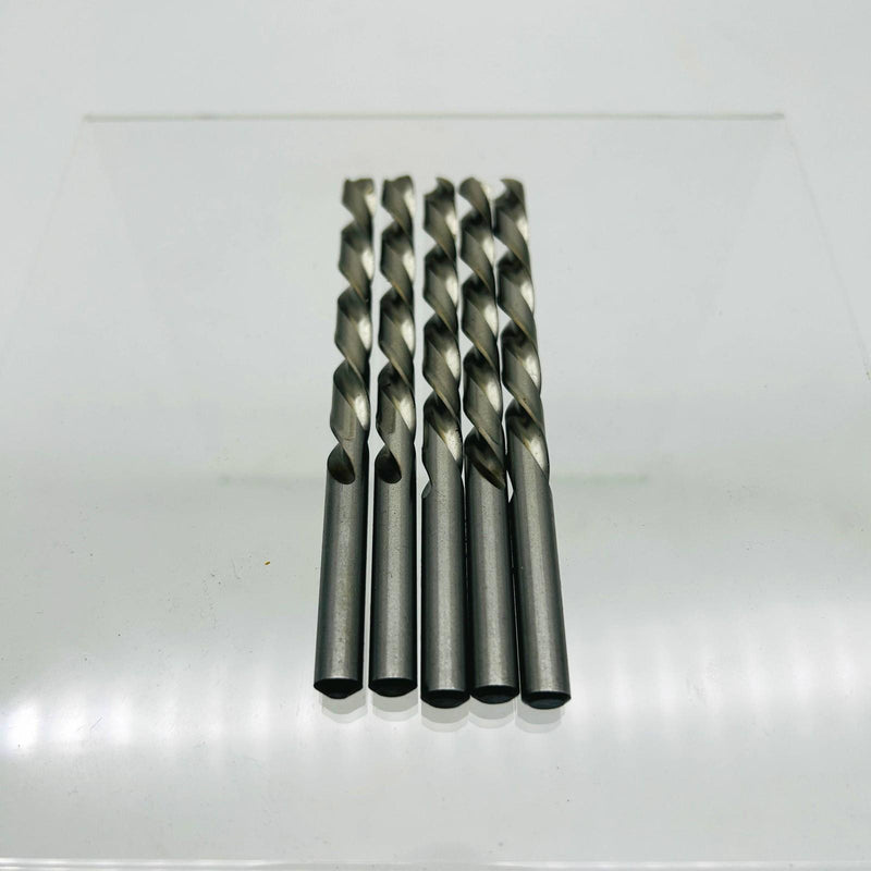 Cle-Line C18416 Jobber Length Drill Bit 1898L 19/64 LH Cut Bright HSS 5pk No Pkg