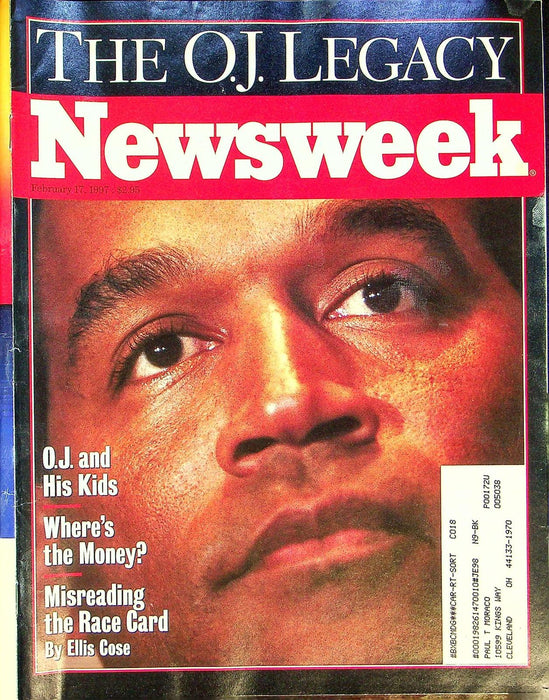 Newsweek Magazine February 17 1997 OJ Simpson Civil Trial Chris Rock Comedian 1