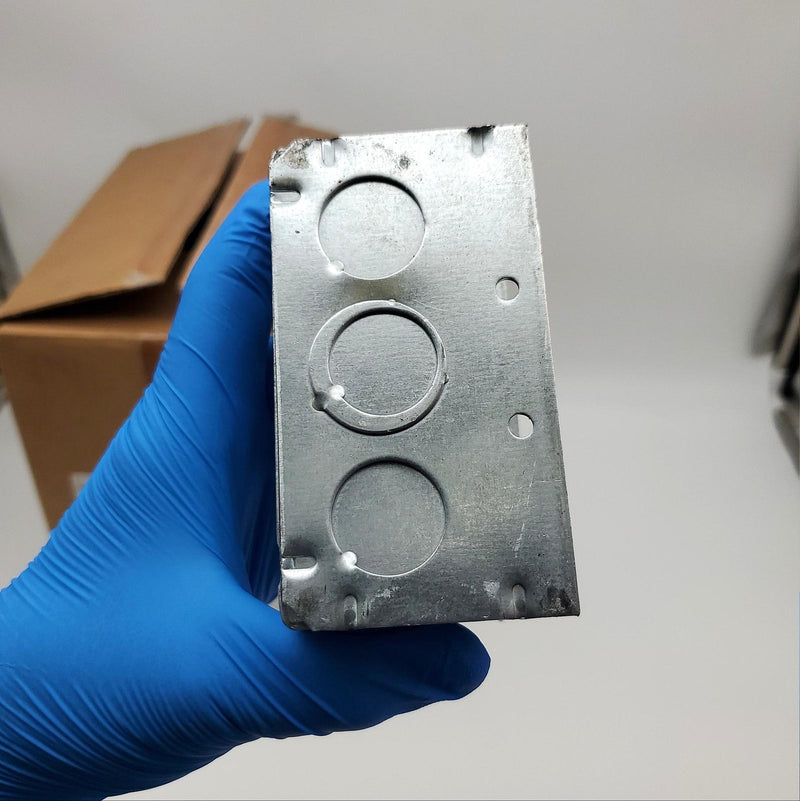 Appleton 4SSL-EK Handy Box 4" x 2-1/8" x 2-1/8" Deep Pack w/ Knockouts Box of 50 3