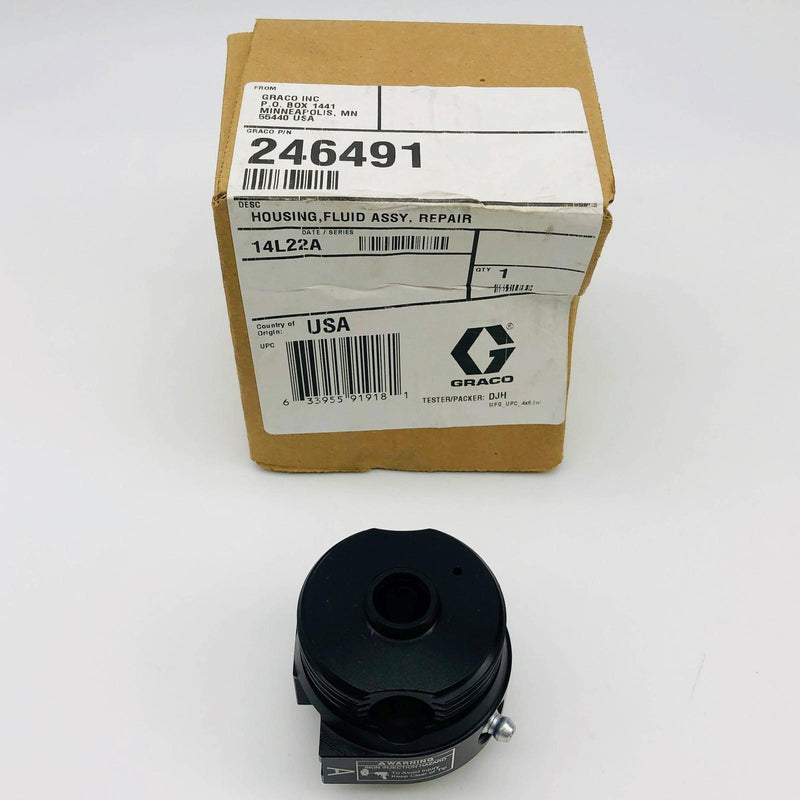 Graco 246491 Housing Fluid Assembly Repair for Fusion Air Purge Spray OEM