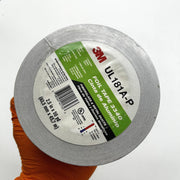 3M Aluminum Foil Tape 3340 2.5" x 50 yd 4.0 mil Silver HVAC Sealing and Patching 2