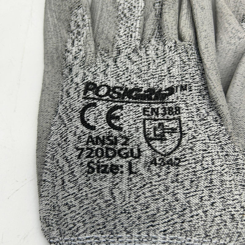 PIP Posi Grip 720DGU Cut Resistant Glove Sz Large HPPE Blend Polyurethane 12 Prs 2