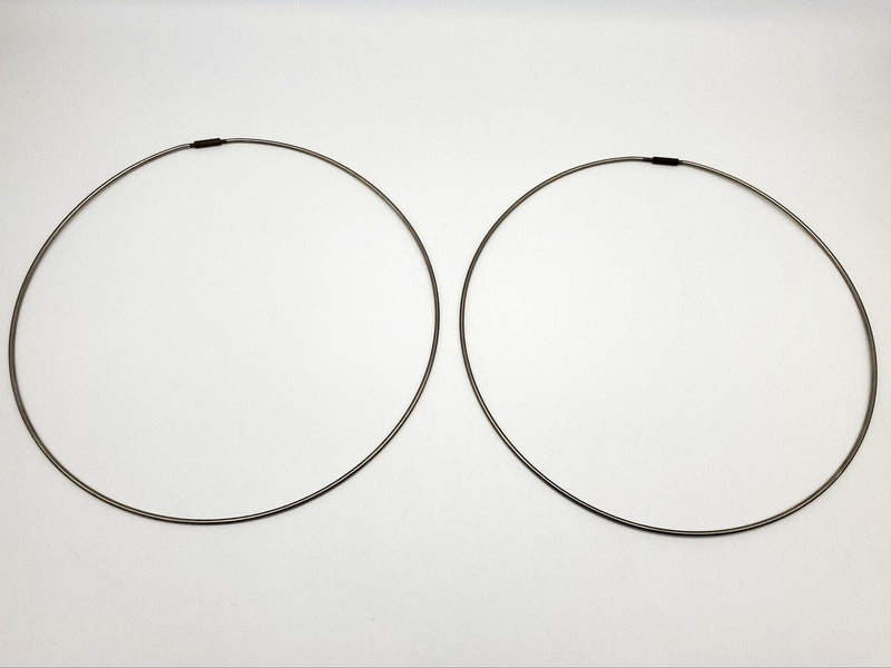 HPC LKR-11 Large Key Rings 11" Diameter Threaded Fastener Holds 200 Keys 2 Pack 1