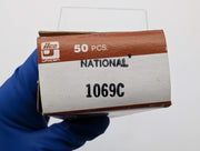 10x Ilco 1069C Key Blanks National Cabinet Lock Nickel Plated NOS 3