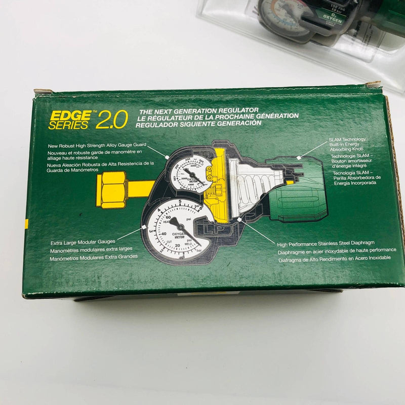Victor 0781-3601 Gas Regulator ESS42-150-540 S/S Oxygen 150 PSI Edge Series 2.0 4