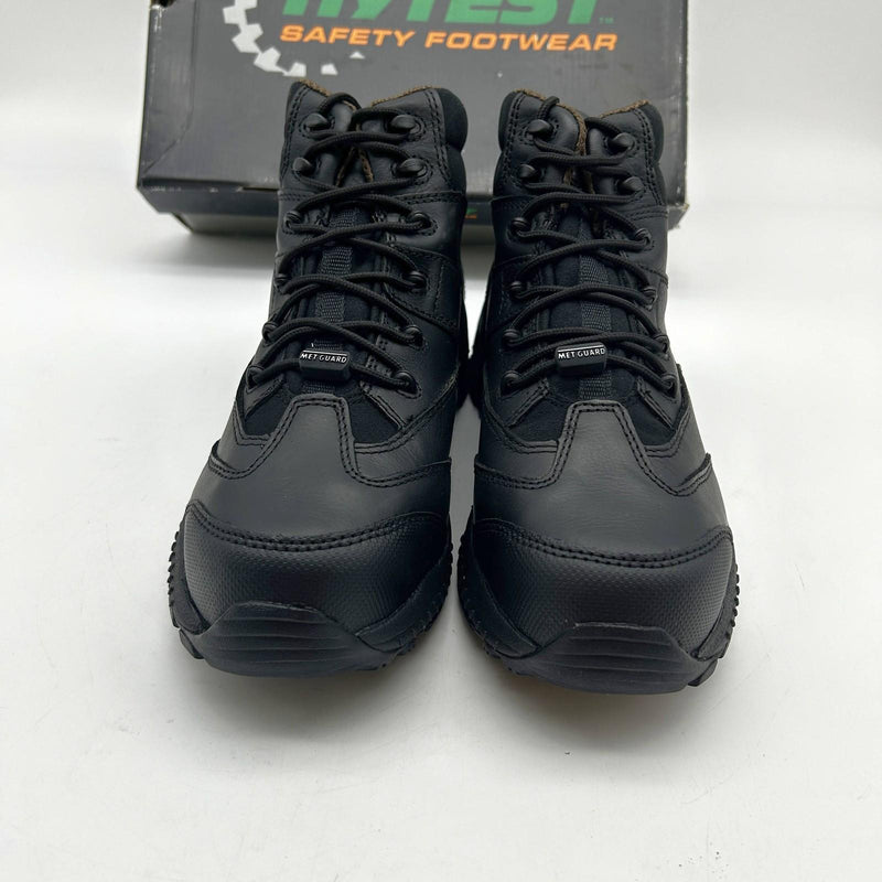 HyTest K12200 Internal Met Safety Hiker Boots Comp Toe EH Black 9.5 M Mens 7