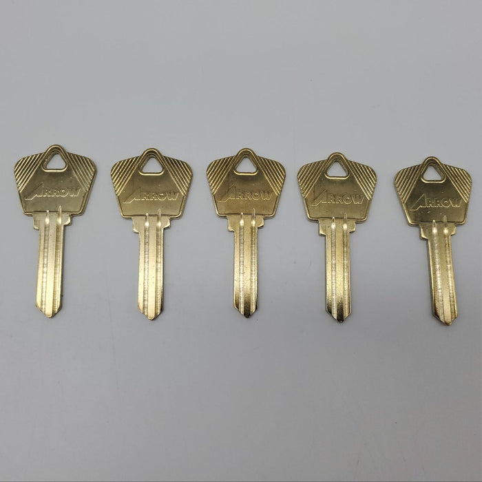 5x Arrow L671E Key Blanks E Keyway Nickel Silver 6 Pin USA Made 3