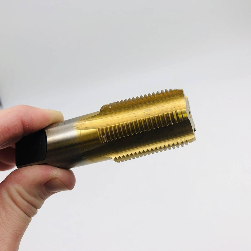 Exactek 3449400 Tap Tapper Pipe 3/4-14 4 Flute HSS NPT TiN Finish 6