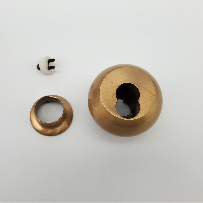 Falcon Door Knob SFIC Conversion Satin Bronze SK1159 Medeco X Series Cylinders 2