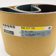 Hermes RB 377 YX Wide Cloth Sanding Belt 8" x 60" 150 Grit SC32 Pack of 10 3