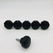 Davies 4210-X Eight Lobe Clamping Knob 5/16-18 Thr 1-3/4" Dia Thermoplastic 6pcs 12