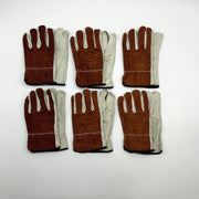 Cordova 8232 Leather Drivers Gloves Large Split Cowhide Keystone Thumb 6 Pairs 8