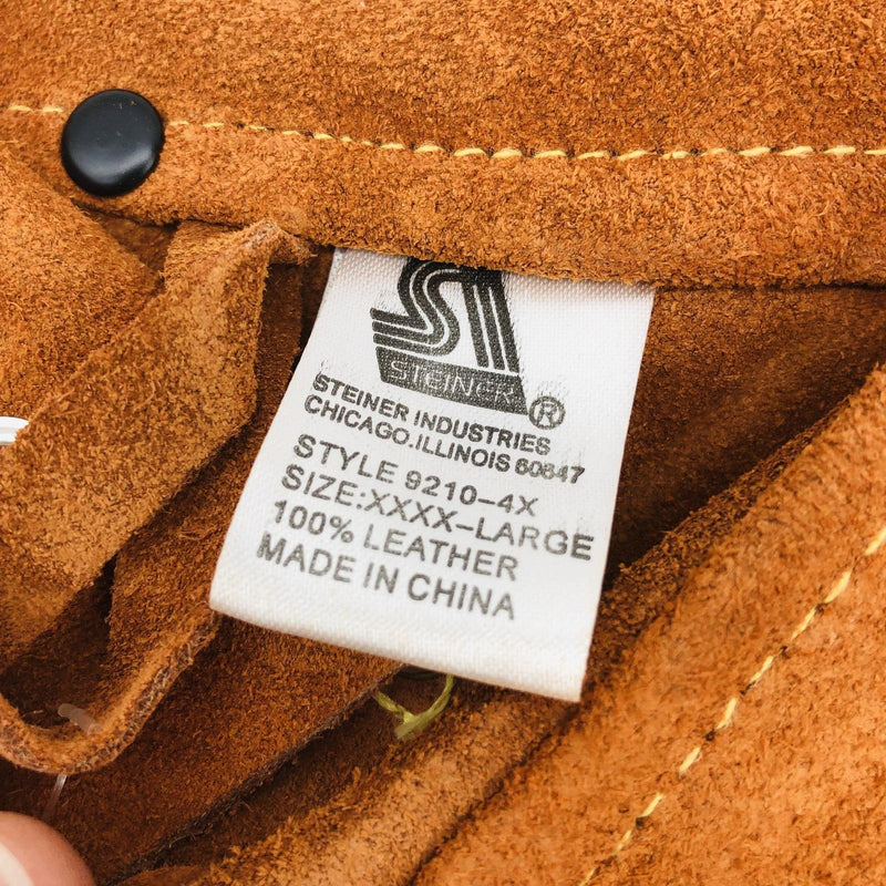 Steiner 9210 Welding Cape Sleeves Without Bib 4XL Premium Side Split Cowhide 2