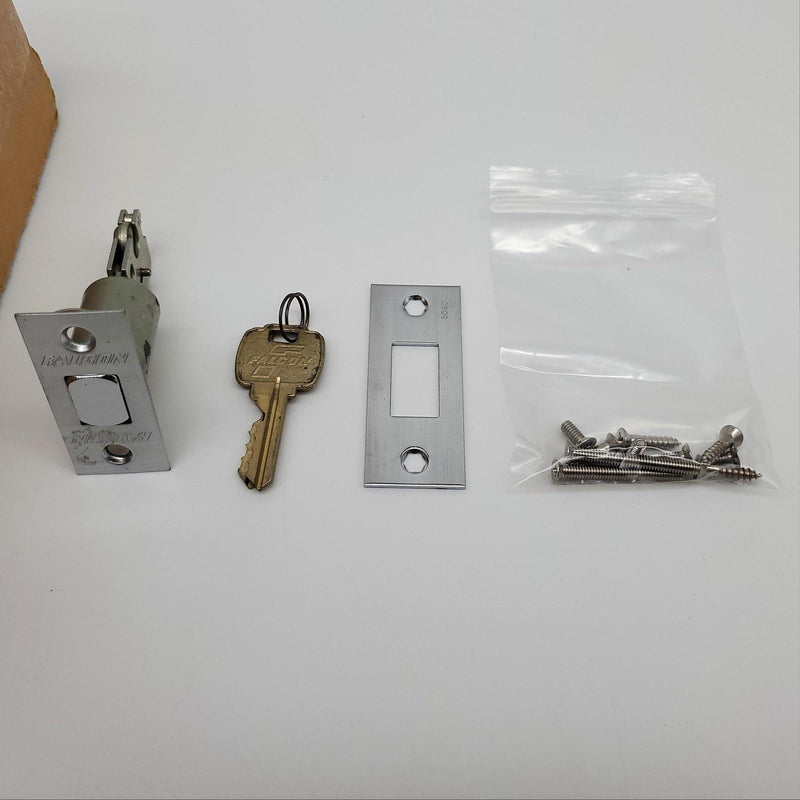 Falcon Deadbolt Double Cylinder Satin Chrome 2-3/8" Backset 930 Bore In USA Made 4