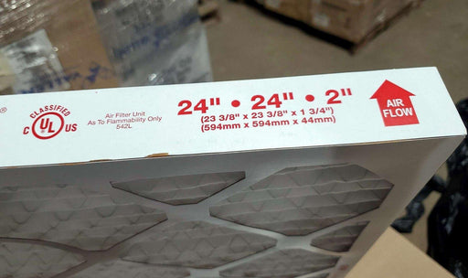 AAF Flanders 24x24x2 PREpleat Air Filters LPD Merv 8 80255.022424 Pack of 12 2