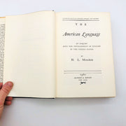 The American Language H. L. Mencken Hardcover 1960 15th Printing Linguistics 8