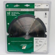 Koki 18108M Hardi Board Blade 10in Fiber Cement 6 Tooth Polycrystalline Diamond 1