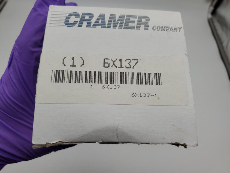 Cramer 6X137 Elapsed Time Indicator Hours 115VAC 60Hz 5 Digit Electromechanical 5