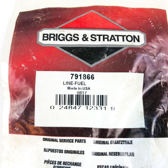 Briggs and Stratton 791866 Fuel Line OEM New Old Stock NOS USA Made 2