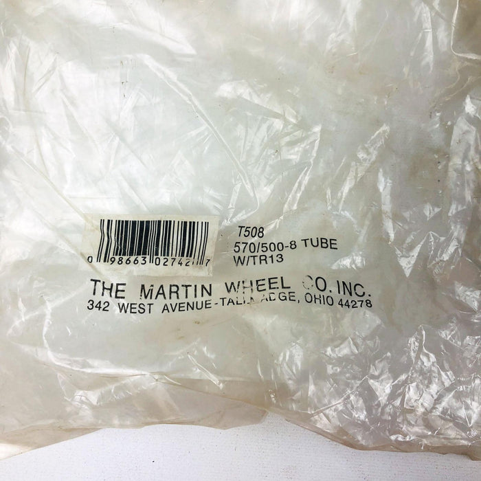 Martin Wheel T508 Inner Tube for Tire Innertube 570/500-8 TR13 Straight Valve